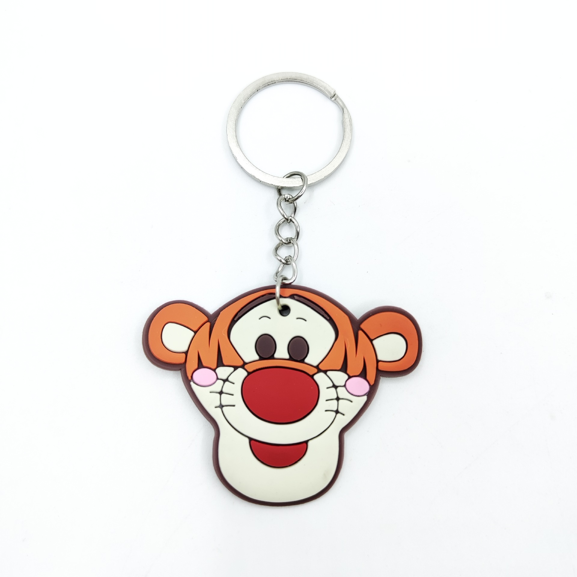 Wholesale Cute Bad Bunny Cartoon Croc Charms Key Ring Custom Promotional Soft PVC Keychains