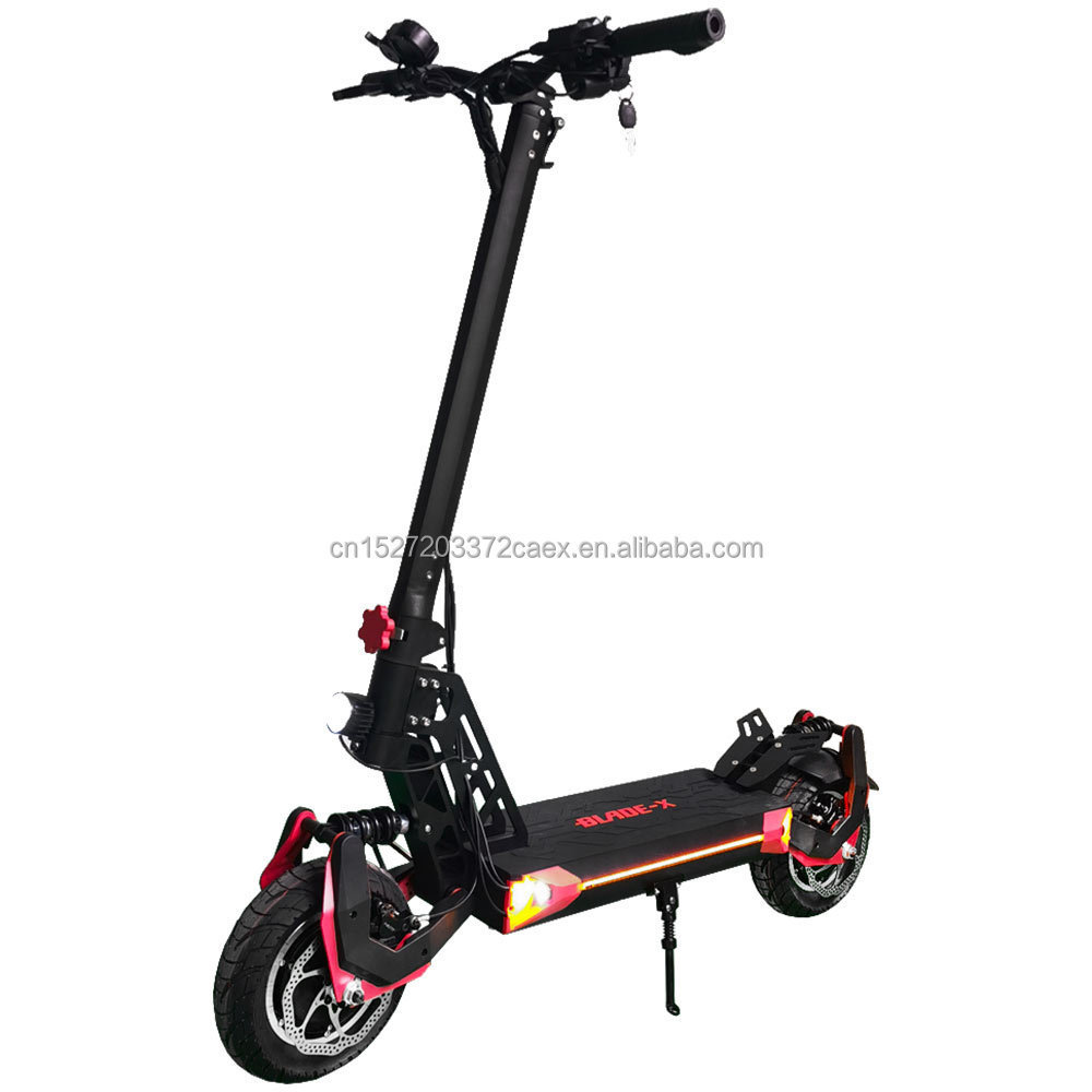 Teverun BLADE X Minimotors Electric scooter 2400w 60v 24ah 75kmh 80km range Double motor Optional Minimotors EY3 LCD E Scooter