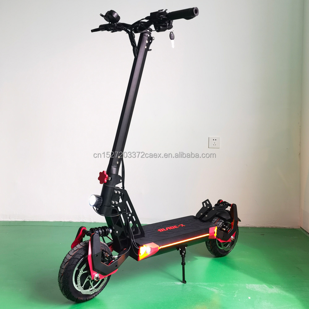 Teverun BLADE X Minimotors Electric scooter 2400w 60v 24ah 75kmh 80km range Double motor Optional Minimotors EY3 LCD E Scooter