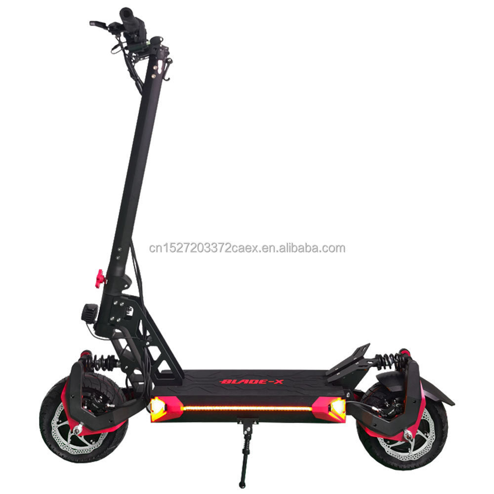 Teverun BLADE X Minimotors Electric scooter 2400w 60v 24ah 75kmh 80km range Double motor Optional Minimotors EY3 LCD E Scooter