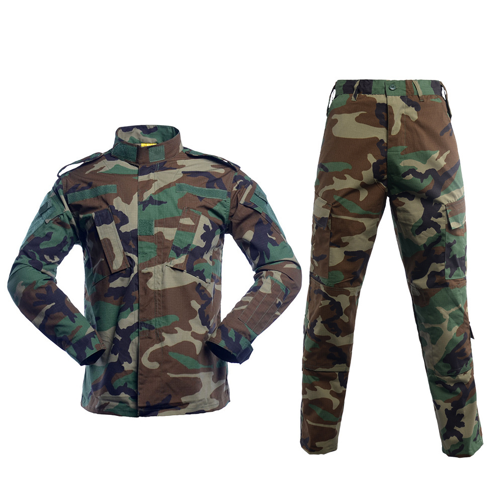 Jungle Camouflage Second Generation ACU Custom Clothing Woodland Security Guard Uniforms