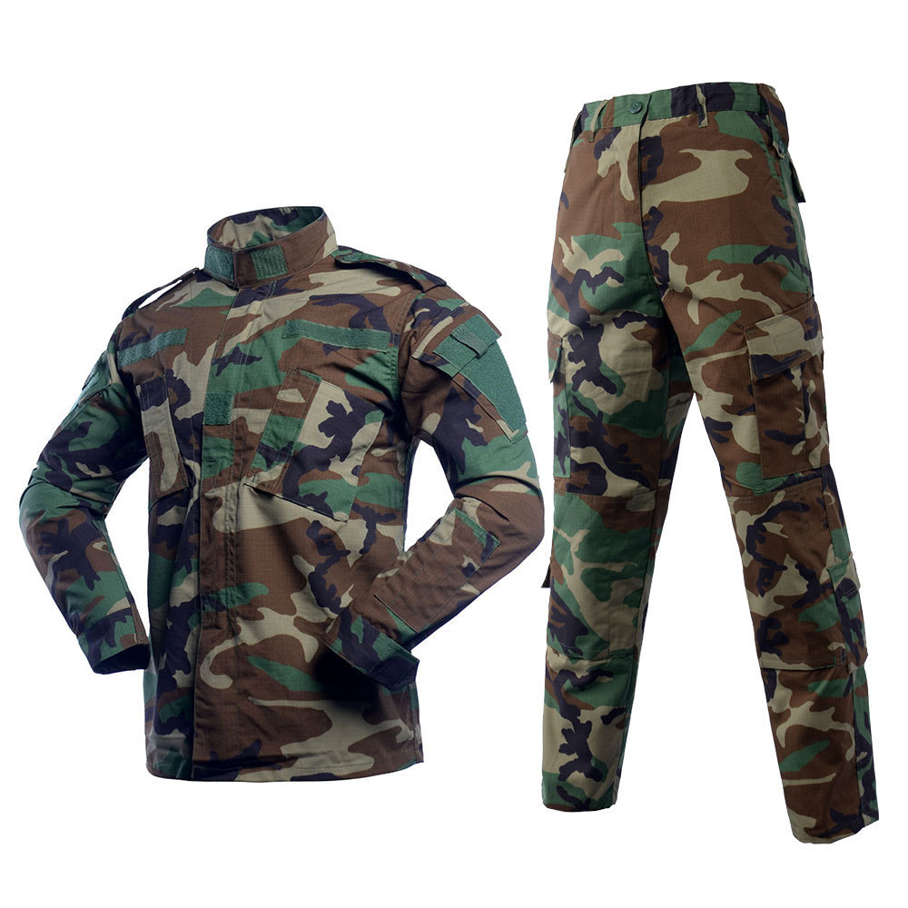 Jungle Camouflage Second Generation ACU Custom Clothing Woodland Security Guard Uniforms