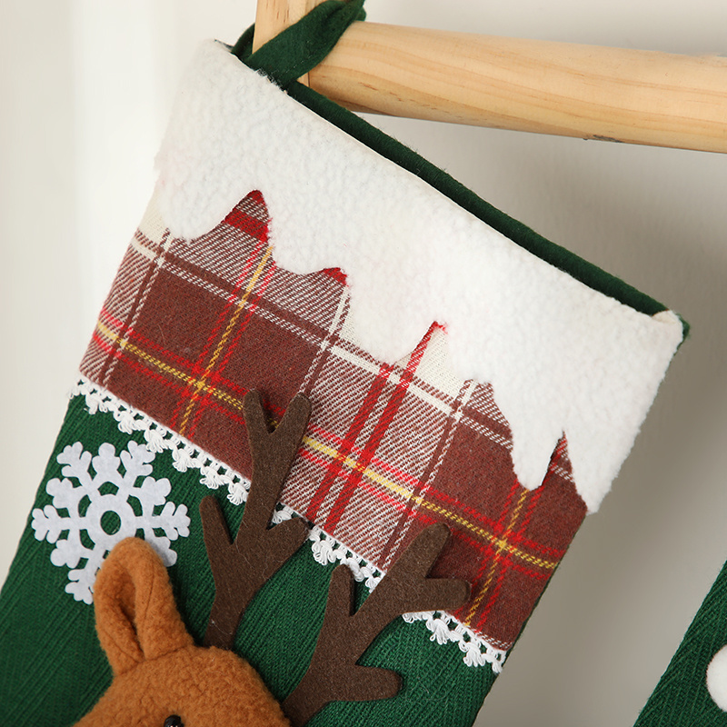 Christmas stockings Gift Bag Socks Pet animal X-mas gift socks Tree Ornament Christmas Decoration