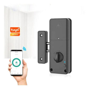 Punch-free Smart Invisible Lock Keyless IC Card Supported Tuya Blue-tooth Remote Control No Drilling Hole