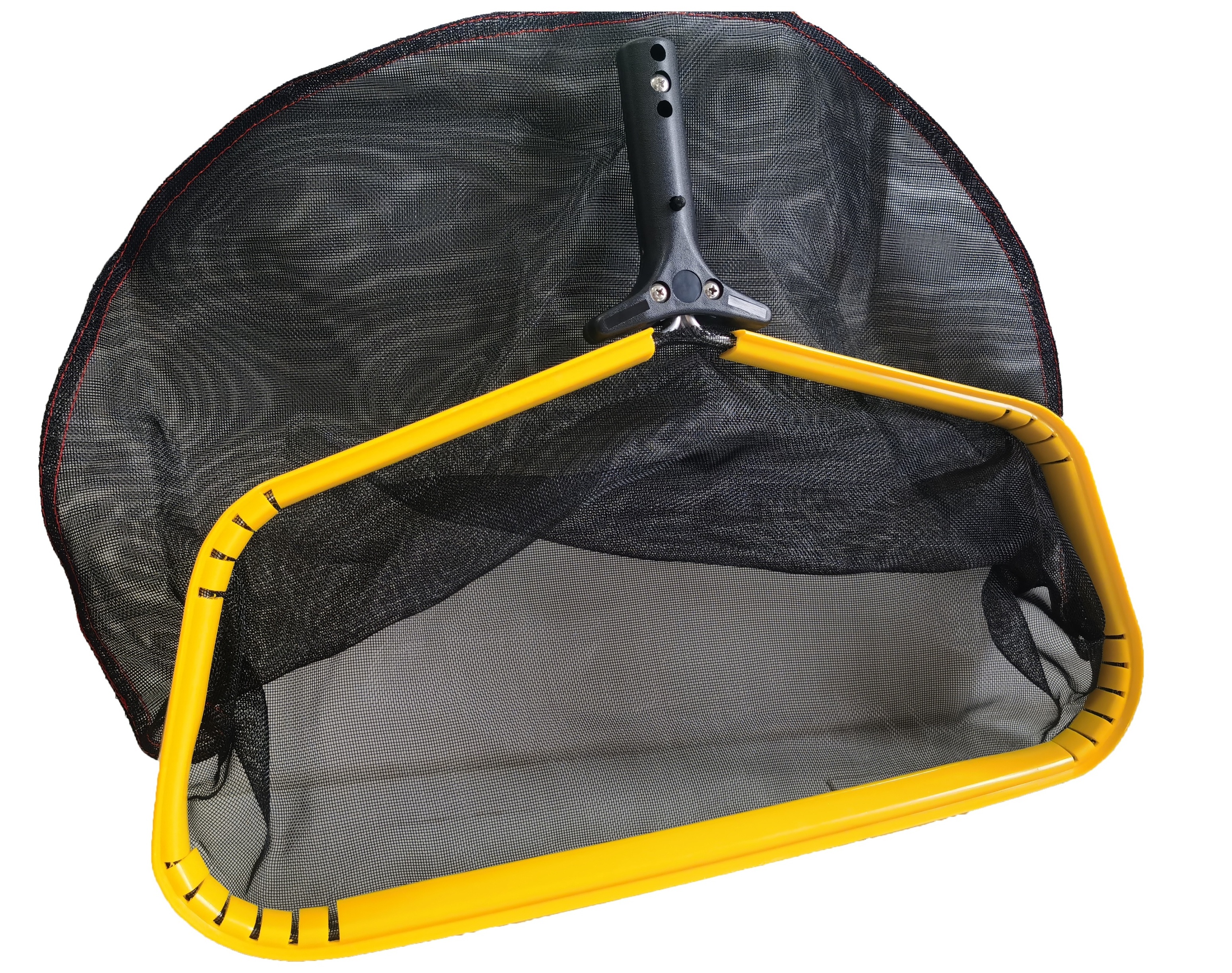 Heavy Duty Pool Skimmer Net, Leaf Rake Catcher, Water Cleaner with Reinforced Deep Mesh Skim Bag Cleaning Tool