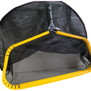 Heavy Duty Pool Skimmer Net, Leaf Rake Catcher, Water Cleaner with Reinforced Deep Mesh Skim Bag Cleaning Tool