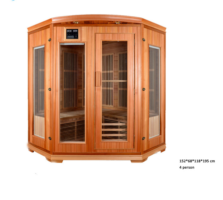 Fashionable design luxury dry steam infrared sauna room