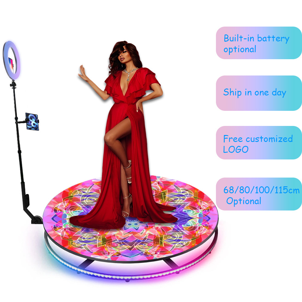 Party Rotating Real Time Selfie Box Spin 360 Camera Portable Photobooth Ipad Selfie 360 Photo Booth Automatic Selfie