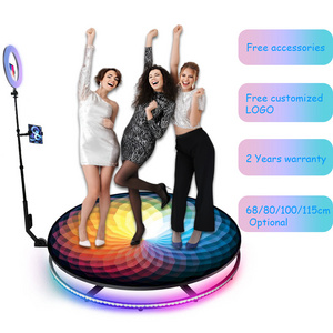 360 Photo Booth With Rotating Stand Automatic Spinning 360 Photo Booth Camera 360 Spin Photo Booth Rotating Stand