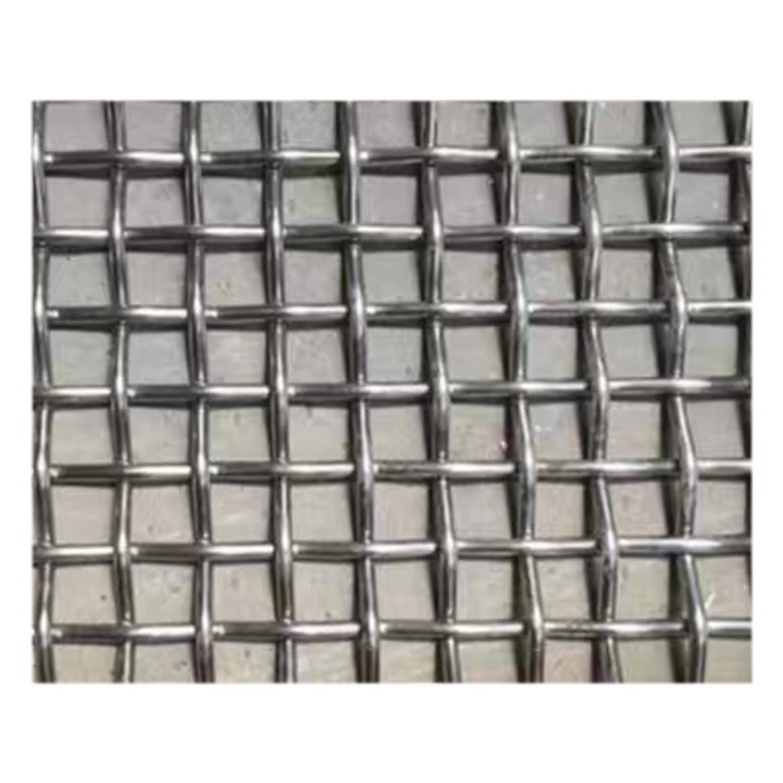 304 316 Stainless steel square plain weave corrugated metal woven crimped wire mesh manufacturer