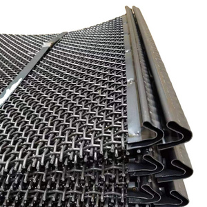 Metal Screen Mesh For Vibration Mining Vibrating Screen Stone Sand Screen Spring Steel  Wire Mesh