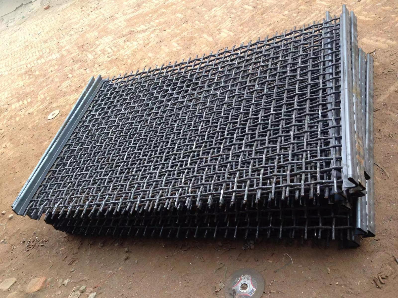 stone crusher mesh 65Mn vibrating screen mining quarry screen  rock screen mesh