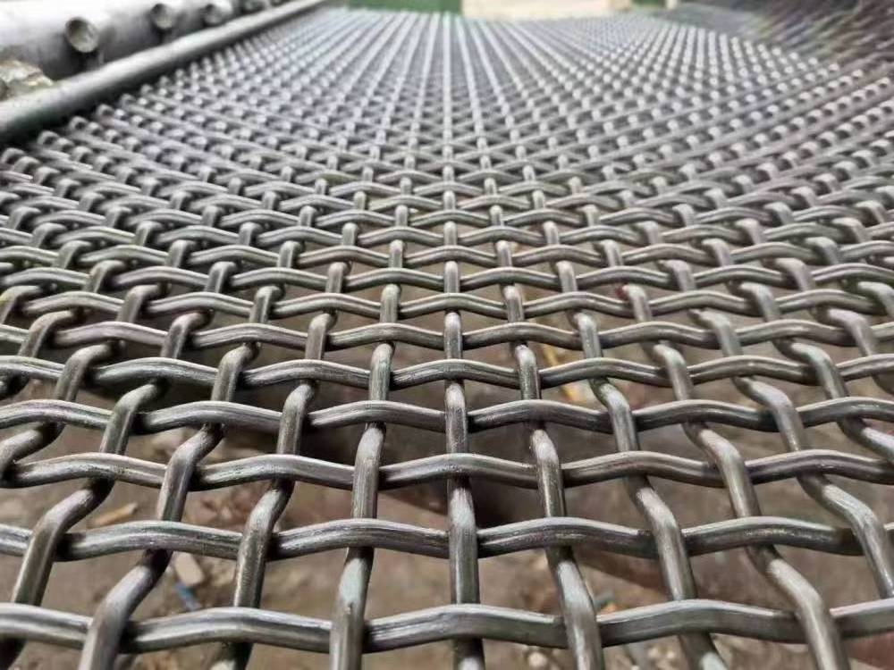 Metal Screen Mesh For Vibration Mining Vibrating Screen Stone Sand Screen Spring Steel  Wire Mesh