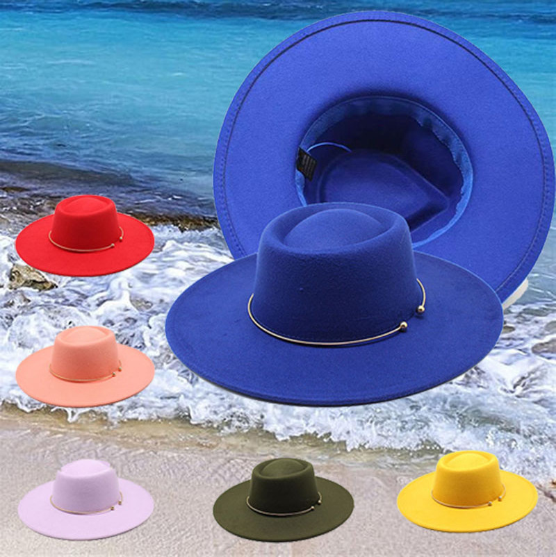 Fashion For Women  Men Chapeau Fedora Pour Homme Set Fashion   Felt Wide Brimmed  Mexico Fedora Hats Wholesale