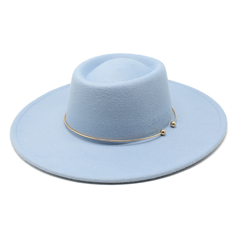 Fashion For Women  Men Chapeau Fedora Pour Homme Set Fashion   Felt Wide Brimmed  Mexico Fedora Hats Wholesale