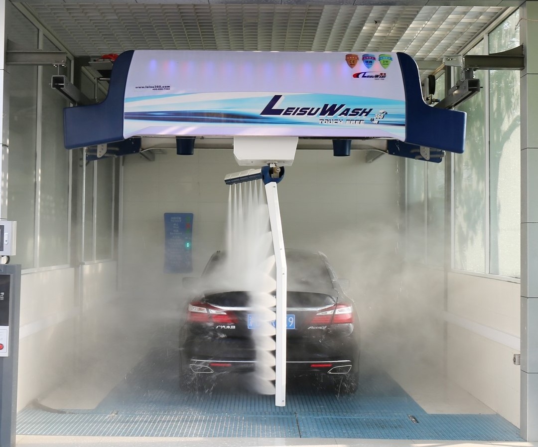 Leisu wash 360 intelligent PLC control tunnel car wash machine plus