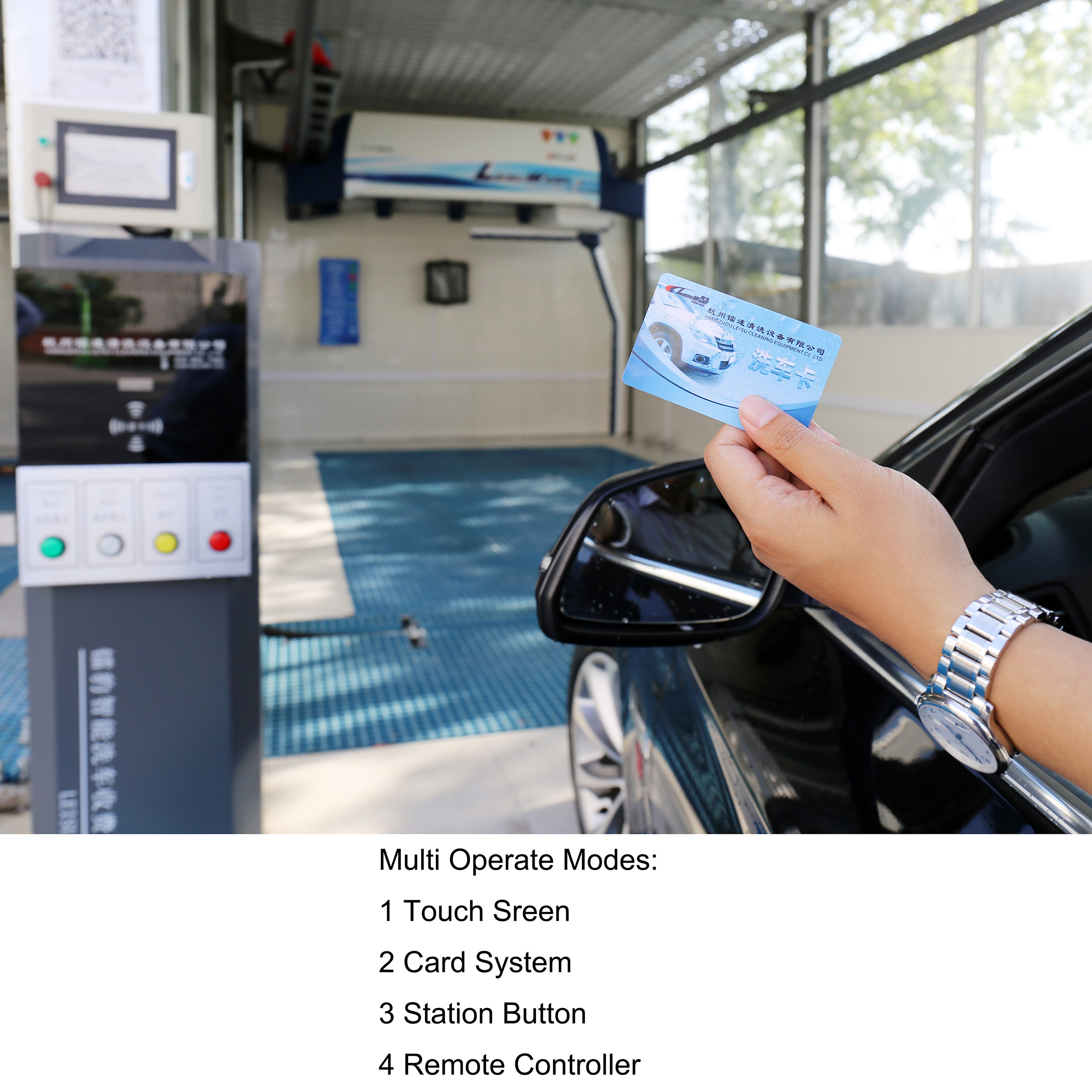 Leisu wash 360  Plus car wash machine automatic touchless robotic car  washig system tecnologia unmanned wash detailing