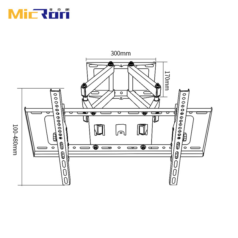 Stronger Durable Professional full motion  lcd plasma tv wall mount bracket