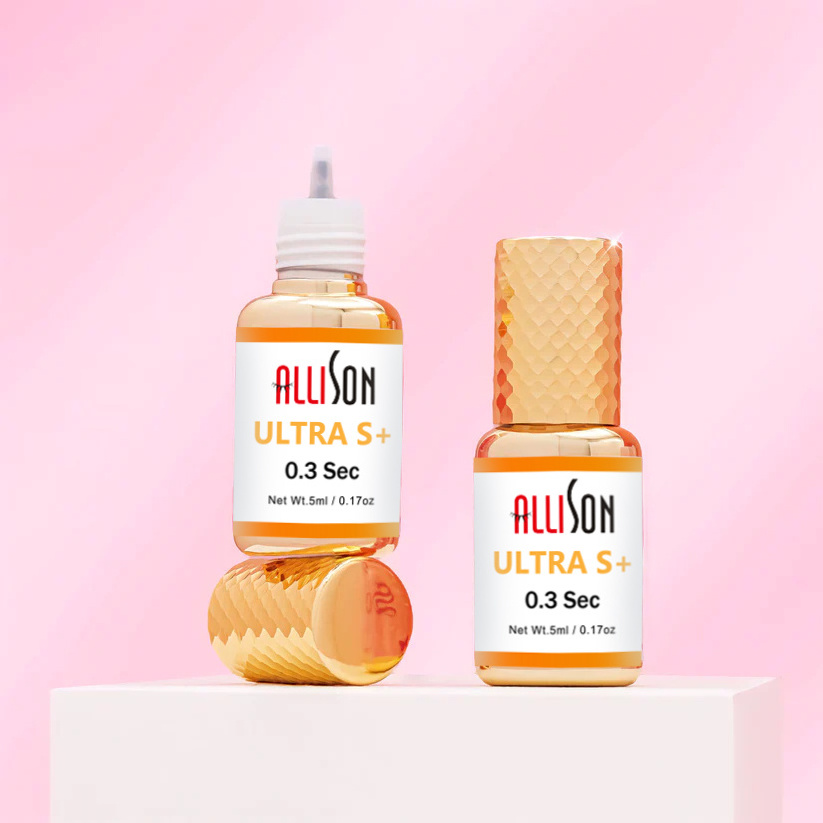 Allison Best Selling White Eyelash Glue Wholesale Bulk Eyelash Glue For Sensitive Eyes Strong Hold Eyelash Glue Bling Bottle