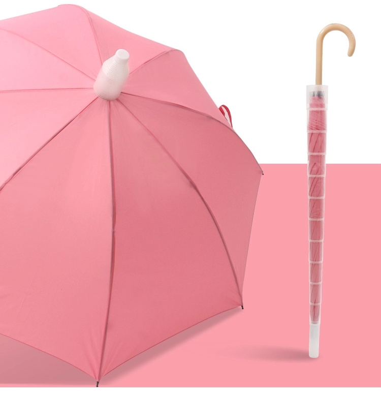 Straight No Drip Umbrella,Rain Umbrella with Plastic Cover