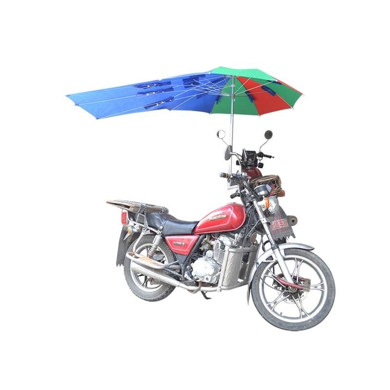 Scooter Umbrella Canopy Waterproof Sunshade for Motorcycle Printing Minimalist Steel Plastic TT Manufacturer Umbrella Nylon 90cm