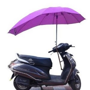 Scooter Umbrella Canopy Waterproof Sunshade for Motorcycle Printing Minimalist Steel Plastic TT Manufacturer Umbrella Nylon 90cm