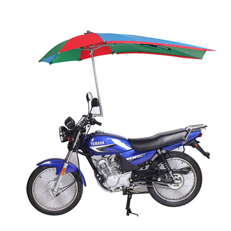 Scooter Umbrella Canopy Waterproof Sunshade for Motorcycle Printing Minimalist Steel Plastic TT Manufacturer Umbrella Nylon 90cm