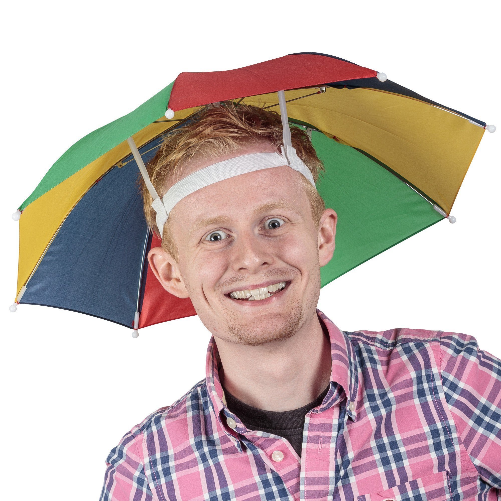 New Outdoor Foldable Sun Umbrella Hat Golf Fishing Camping Headwear Cap Head Hat umbrella