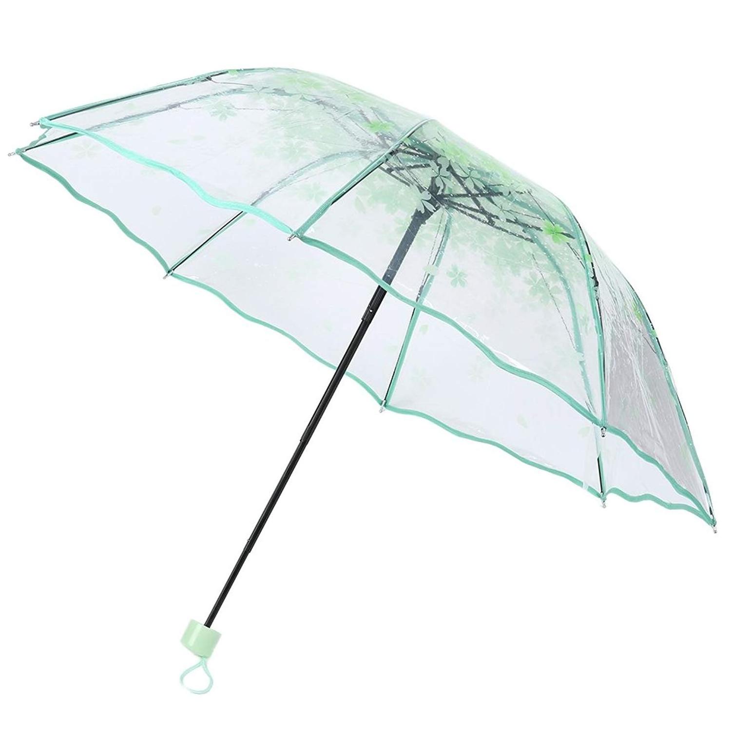 21 inch 8 panel Customized color wholesale clear transparent Umbrella straight