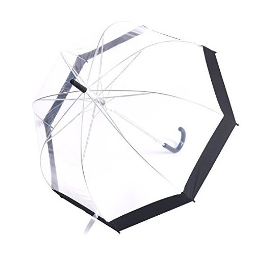 21 inch 8 panel Customized color wholesale clear transparent Umbrella straight