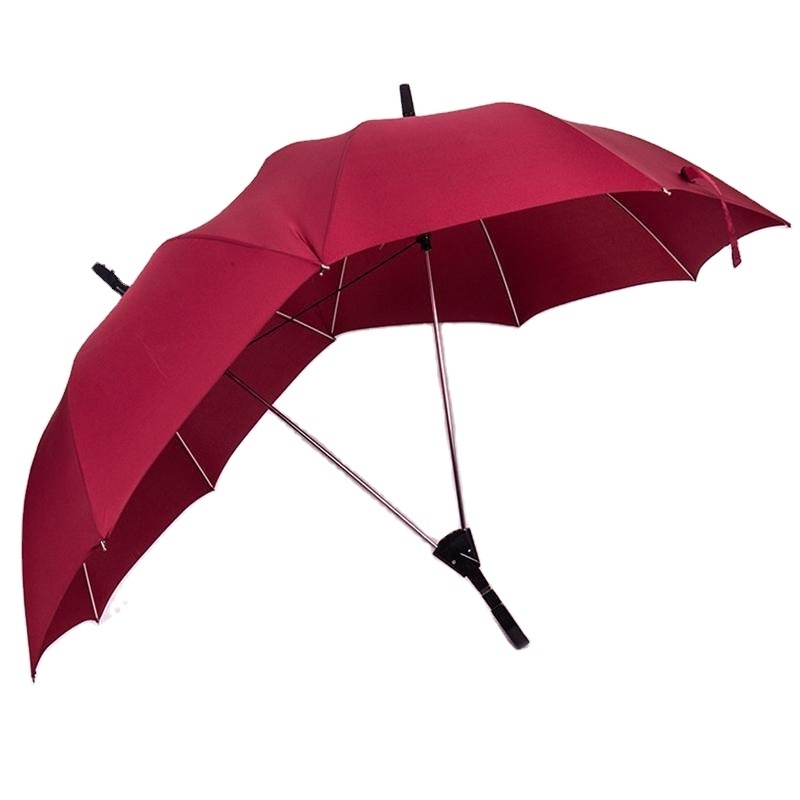 Two-pole Couple Umbrella Semi-automatic High-end Funny Double Top Umbrella