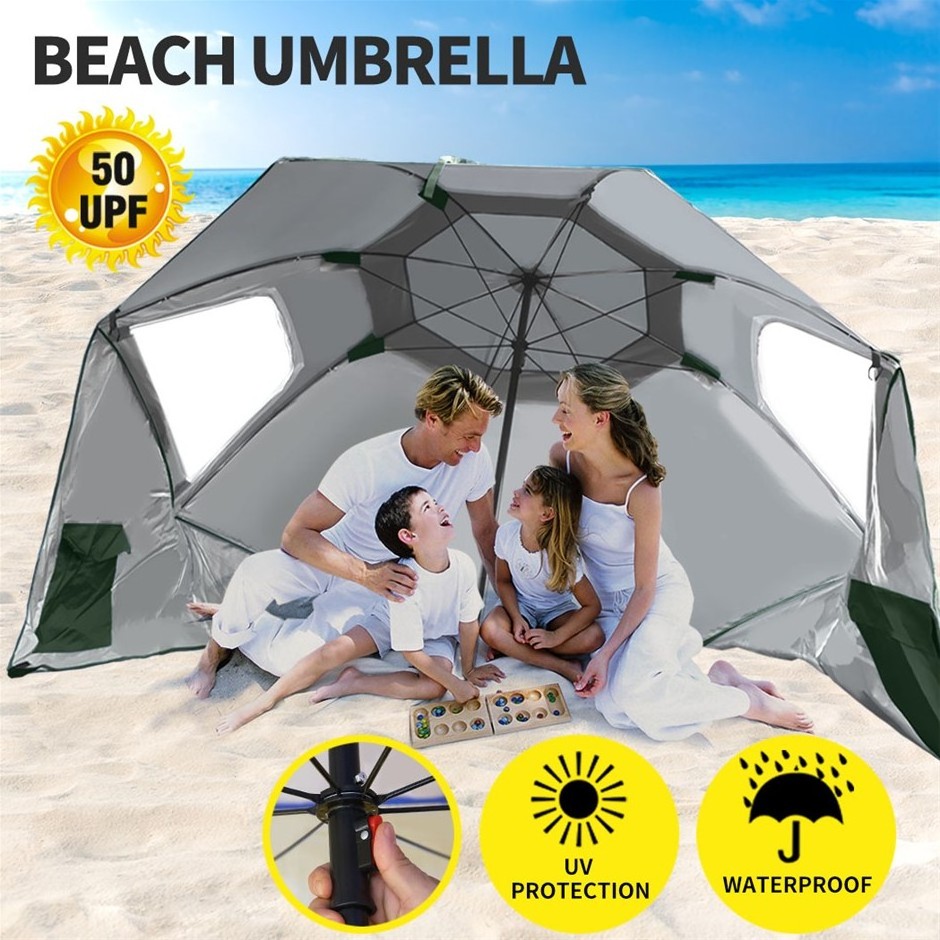 Fantastic Umbrella Red Outdoor Shade House Tent Umbrella Beach Minimalist Steel Pongee Giveaways TT Sun Umbrella Nylon Manual