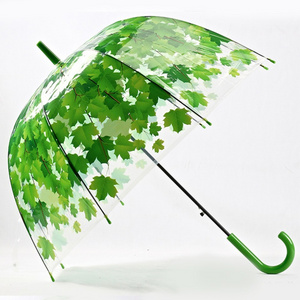 PVC Clear Cheap Umbrella Promotional Print Umbrella Transparent for Women