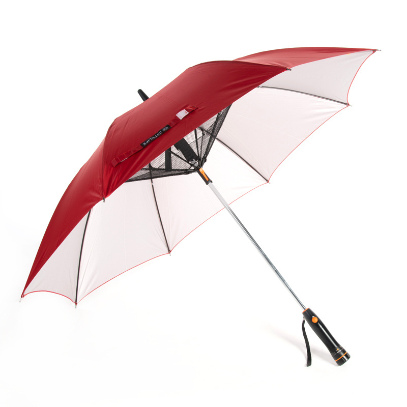 UV Sun protection Umbrella with Built In fan to keep your summer cooling