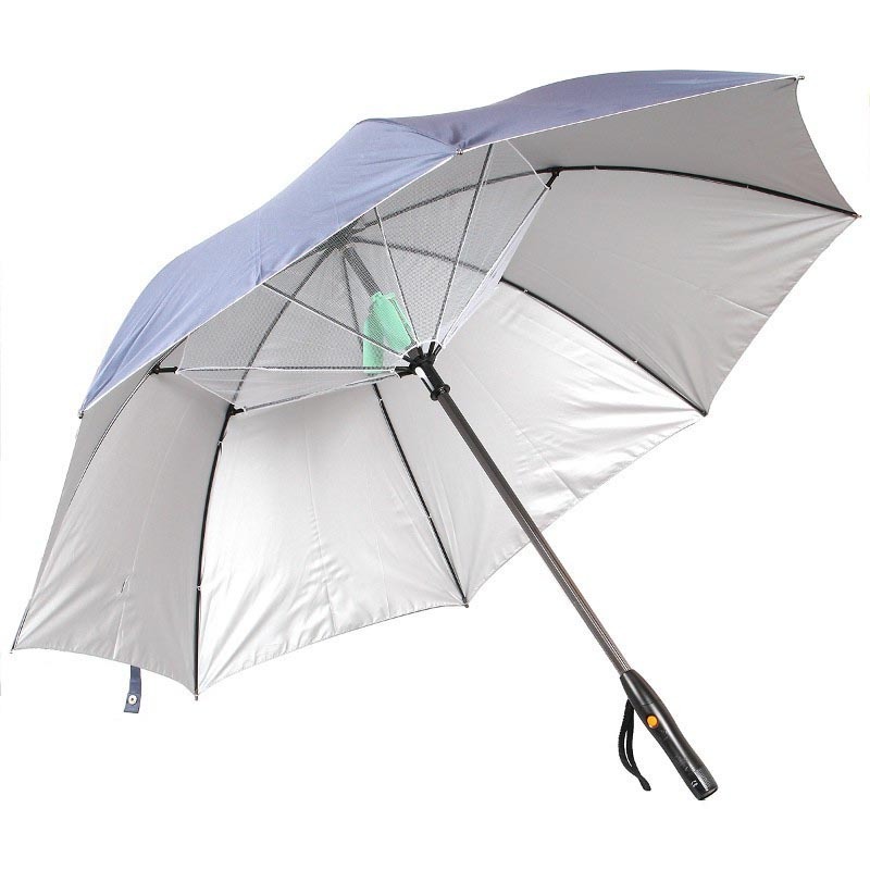 UV Sun protection Umbrella with Built In fan to keep your summer cooling