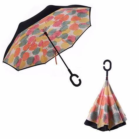 Designer Minimalist Manual Straight Umbrella for Adults Inverted Reverse Style Cheap Bulk Options