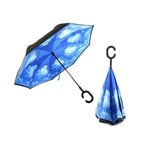 Designer Minimalist Manual Straight Umbrella for Adults Inverted Reverse Style Cheap Bulk Options