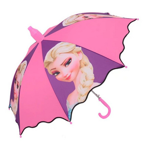 Custom Animal Design Straight Umbrella for Kids and Adults New Innovation with Plastic Sleeve for Travel