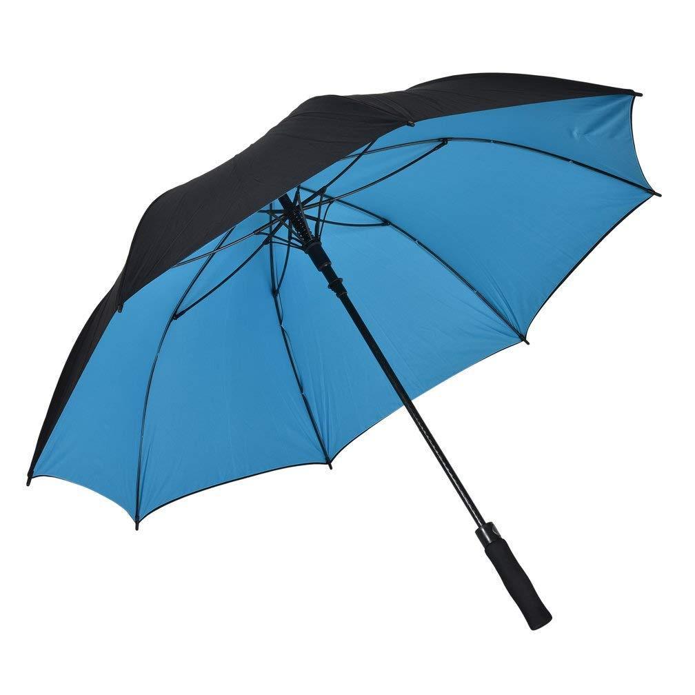 23 inches 10k ribs fiber glass auto open and close umbrella with Leather pouch and gift