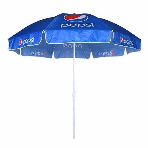 advertising & promotional sublimation printed adjust height beach umbrella