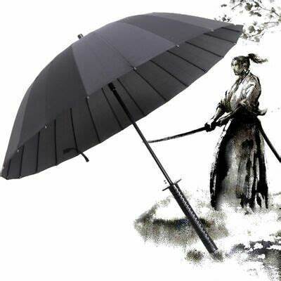 Samurai Katana Umbrella Samurai Sword Handle Umbrella Japan with Logo Printing Minimalist Plastic Giveaways Artificial TT Manual