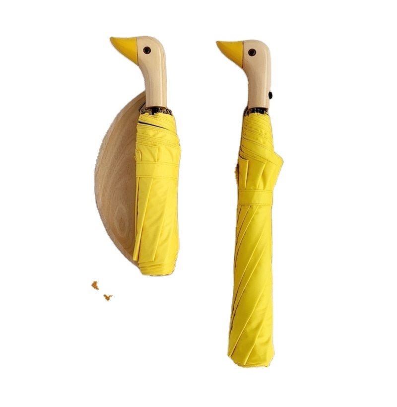 Original duck head umbrella, special animal handle umbrella