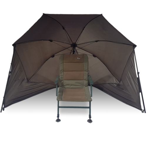 Carp Fishing Shelter Brolly Umbrella System Waterproof Storm Poles