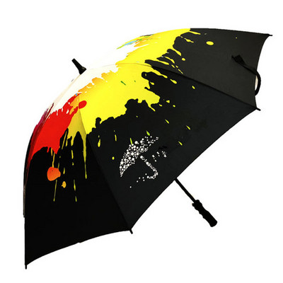 62inch and 68 inch large size custom printed golf umbrella with custom logo for promotion umbrella