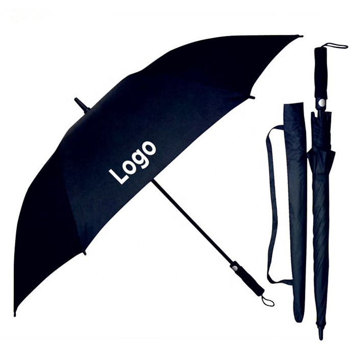 62inch and 68 inch large size custom printed golf umbrella with custom logo for promotion umbrella