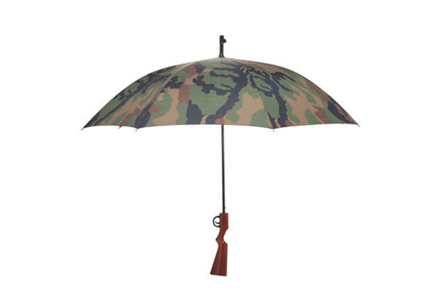 Gun handle Umbrella Saiveina hand Open Straight umbrella Creative design Straight umbrella