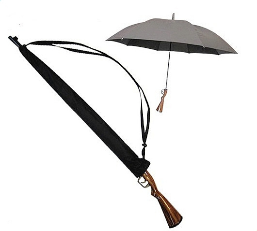 Gun handle Umbrella Saiveina hand Open Straight umbrella Creative design Straight umbrella