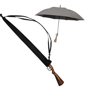 Gun handle Umbrella Saiveina hand Open Straight umbrella Creative design Straight umbrella