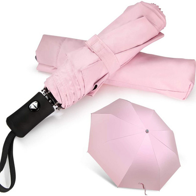 Compact Travel Umbrella Windproof Collapsible Auto Folding Mini Small Umbrella