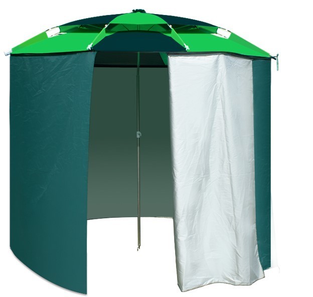 Top Tilting Fishing Umbrella/Brolly Shelter With Sides and Windows